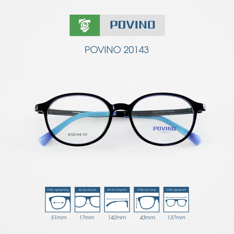 Gọng kính POVINO PO20143 - Ảnh 5