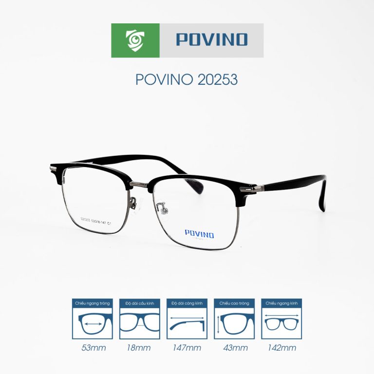 Gọng kính POVINO PO20253 - Ảnh 6
