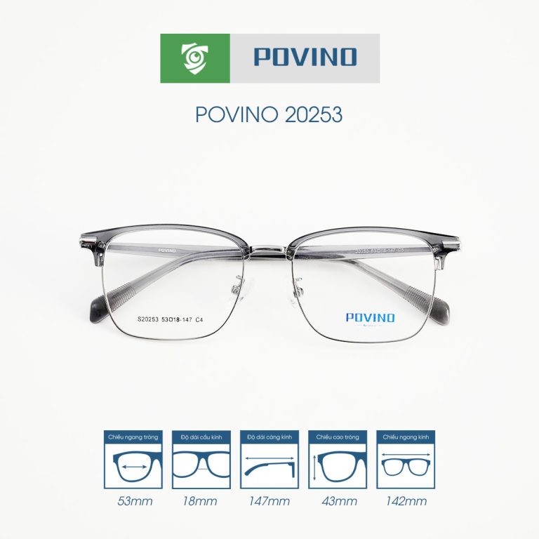 Gọng kính POVINO PO20253 - Ảnh 11