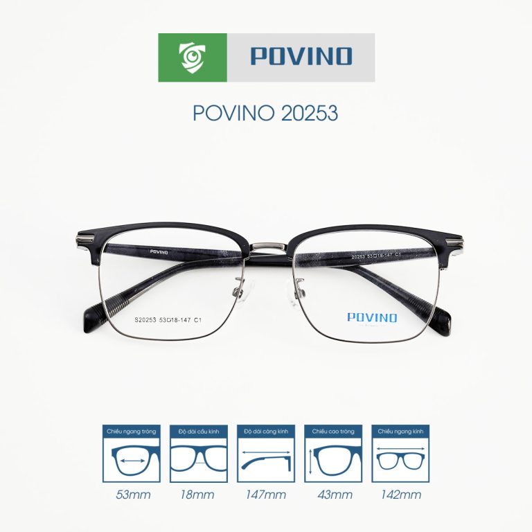 Gọng kính POVINO PO20253 - Ảnh 9