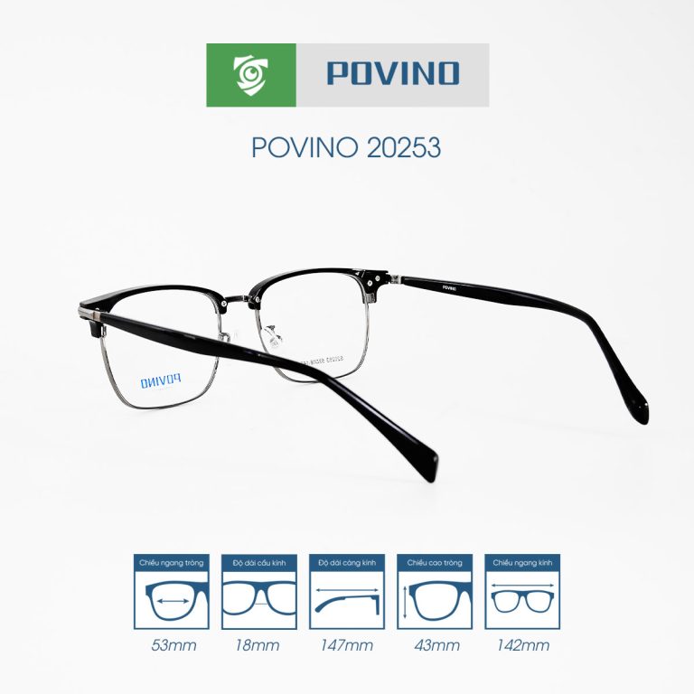 Gọng kính POVINO PO20253 - Ảnh 7