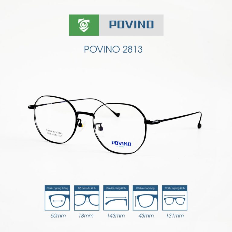 Gọng kính POVINO PO2813 - Ảnh 6
