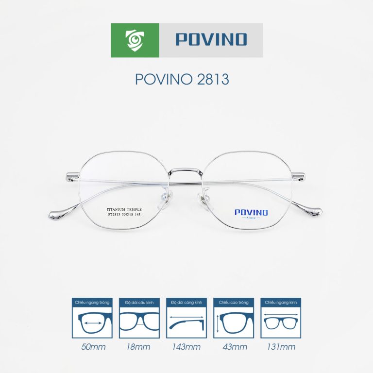 Gọng kính POVINO PO2813 - Ảnh 9