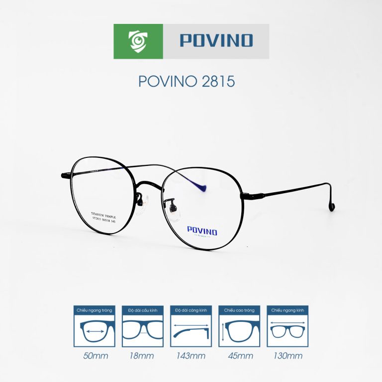 Gọng kính POVINO PO2815 - Ảnh 6