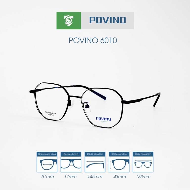 Gọng kính POVINO PO6010 - Ảnh 4