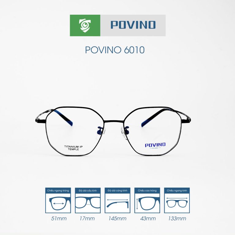 Gọng kính POVINO PO6010 - Ảnh 1