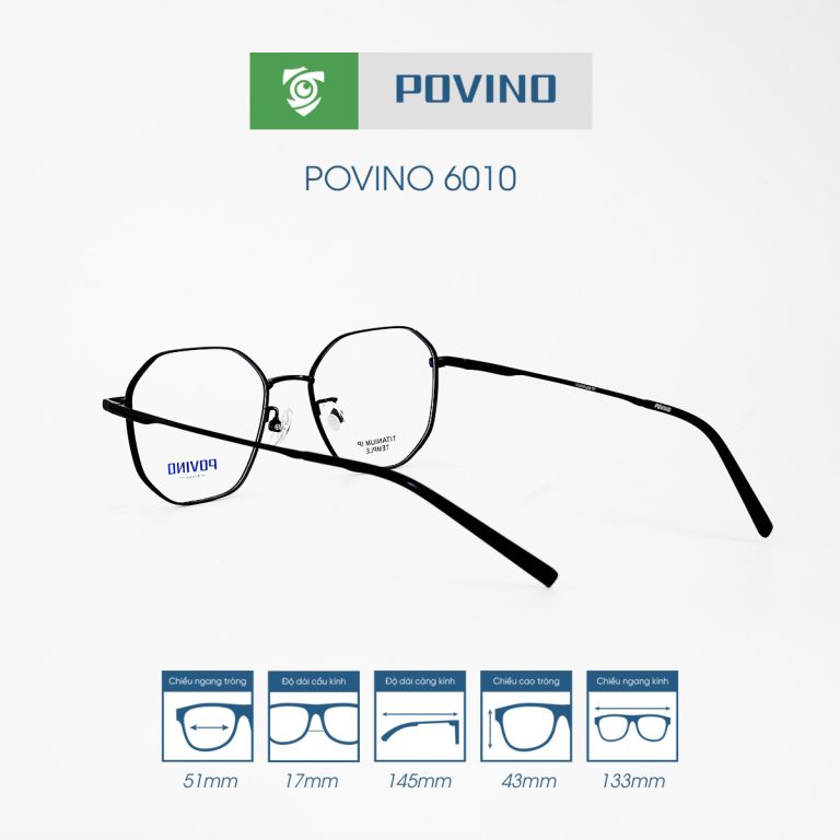 Gọng kính POVINO PO6010 - Ảnh 5