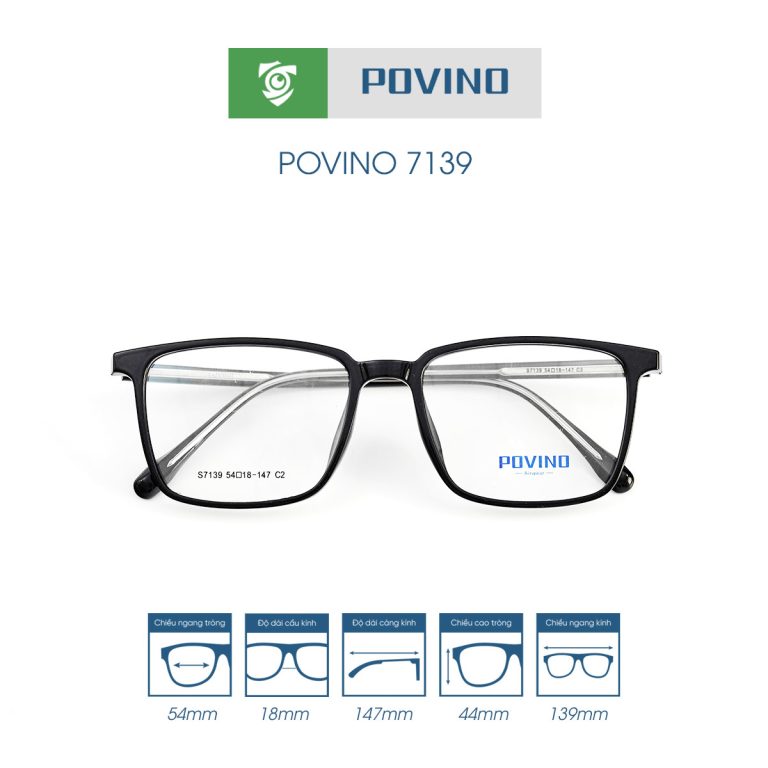 Gọng kính POVINO PO7139 - Ảnh 8