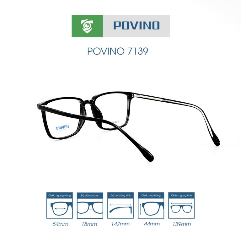 Gọng kính POVINO PO7139 - Ảnh 7