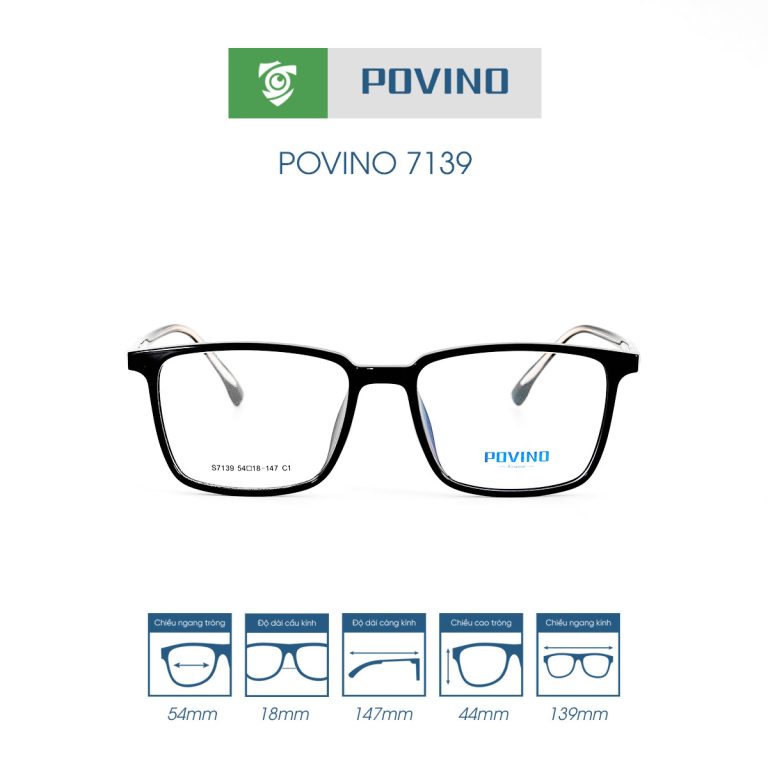Gọng kính POVINO PO7139 - Ảnh 1