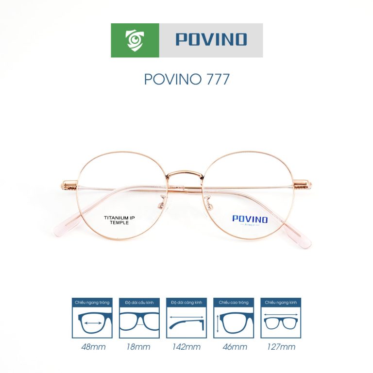 Gọng kính POVINO PO777 - Ảnh 10