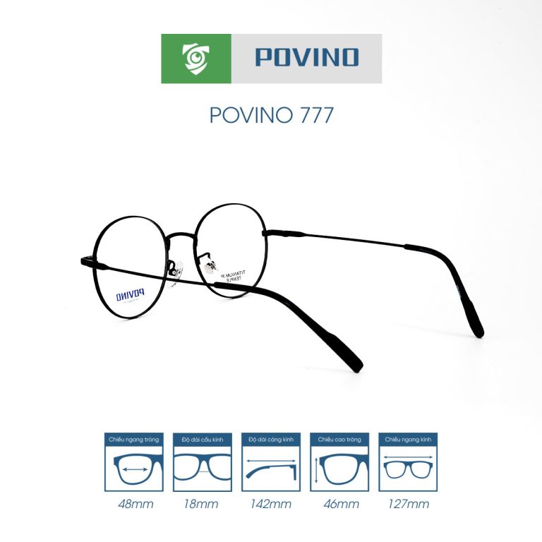 Gọng kính POVINO PO777 - Ảnh 7