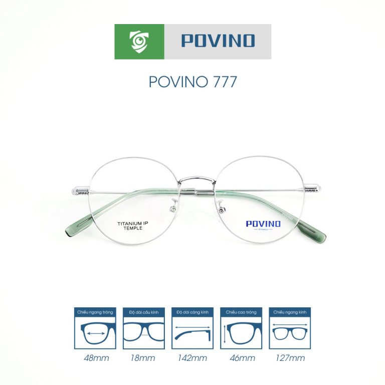 Gọng kính POVINO PO777 - Ảnh 9