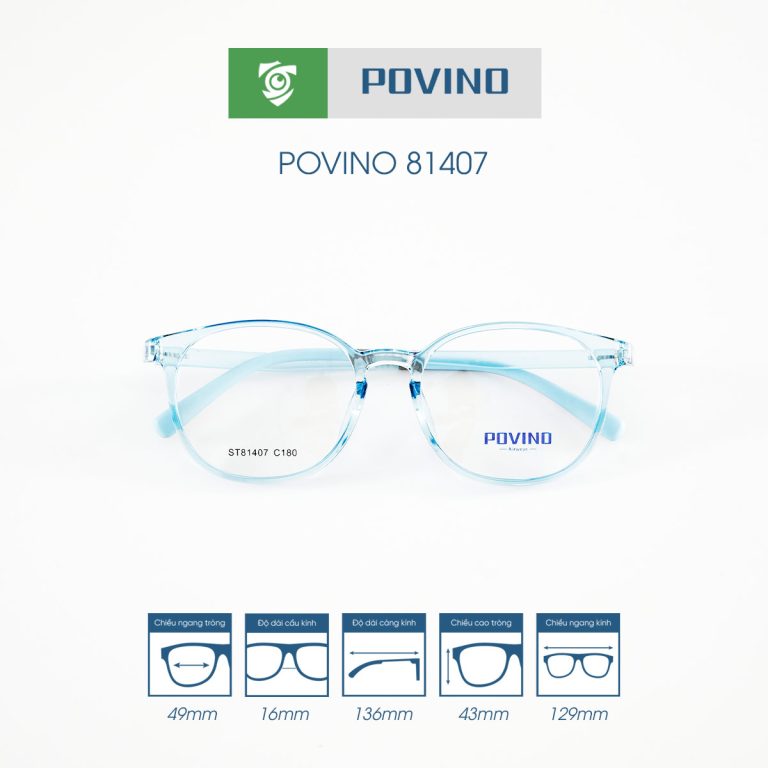 Gọng kính POVINO PO81407 - Ảnh 5