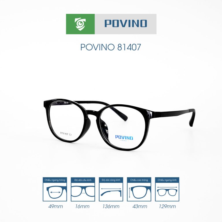 Gọng kính POVINO PO81407 - Ảnh 2