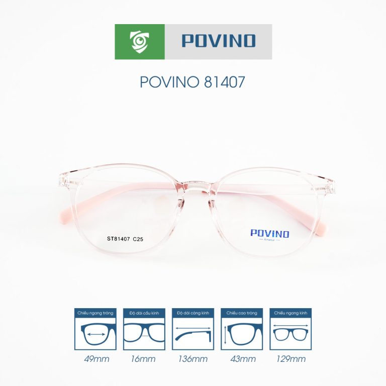 Gọng kính POVINO PO81407 - Ảnh 7