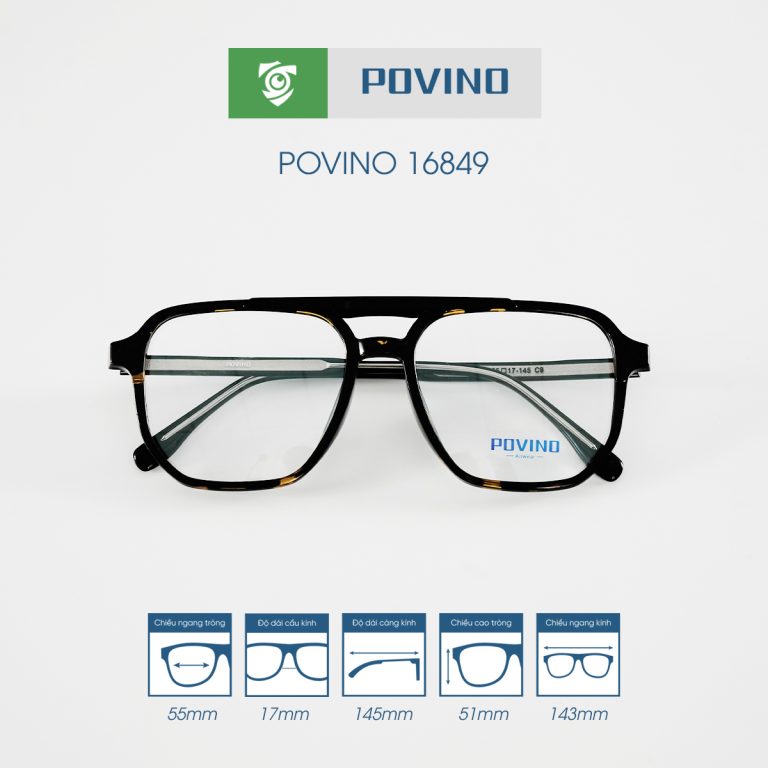 Gọng kính POVINO PO16849