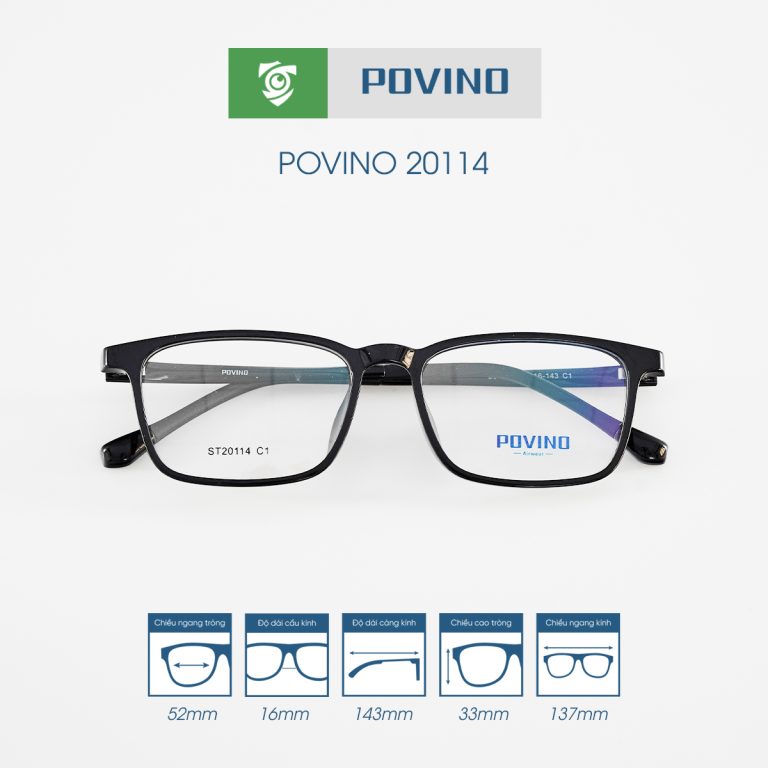 Gọng kính POVINO PO20114 - Ảnh 9