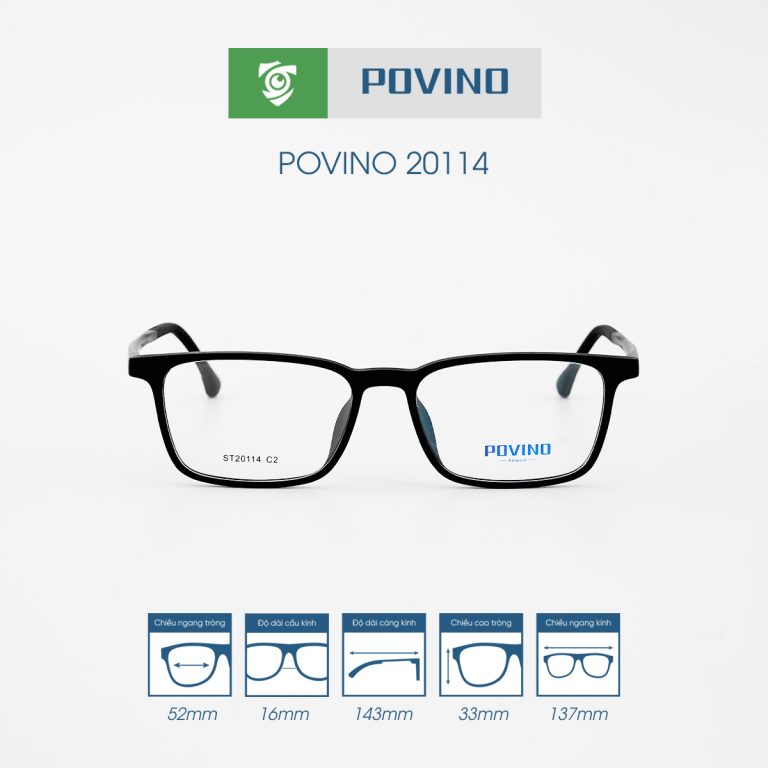 Gọng kính POVINO PO20114 - Ảnh 1