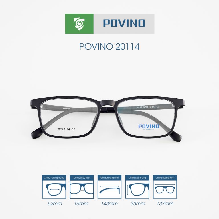 Gọng kính POVINO PO20114 - Ảnh 8