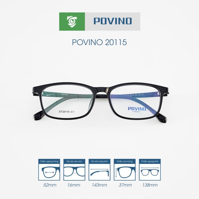 Gọng kính POVINO PO20115 - Ảnh 11