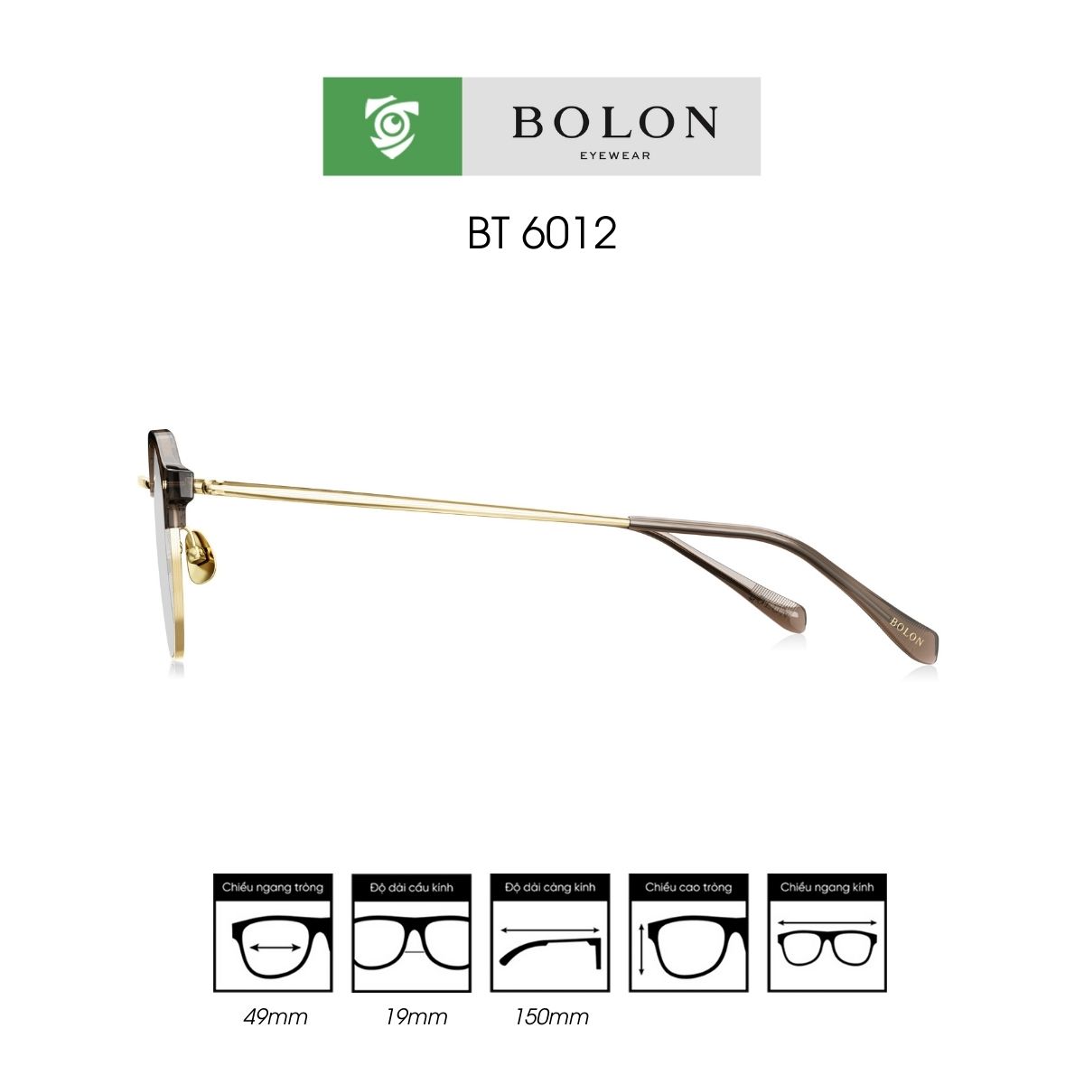 Gọng kính BOLON BT6012 - Ảnh 4