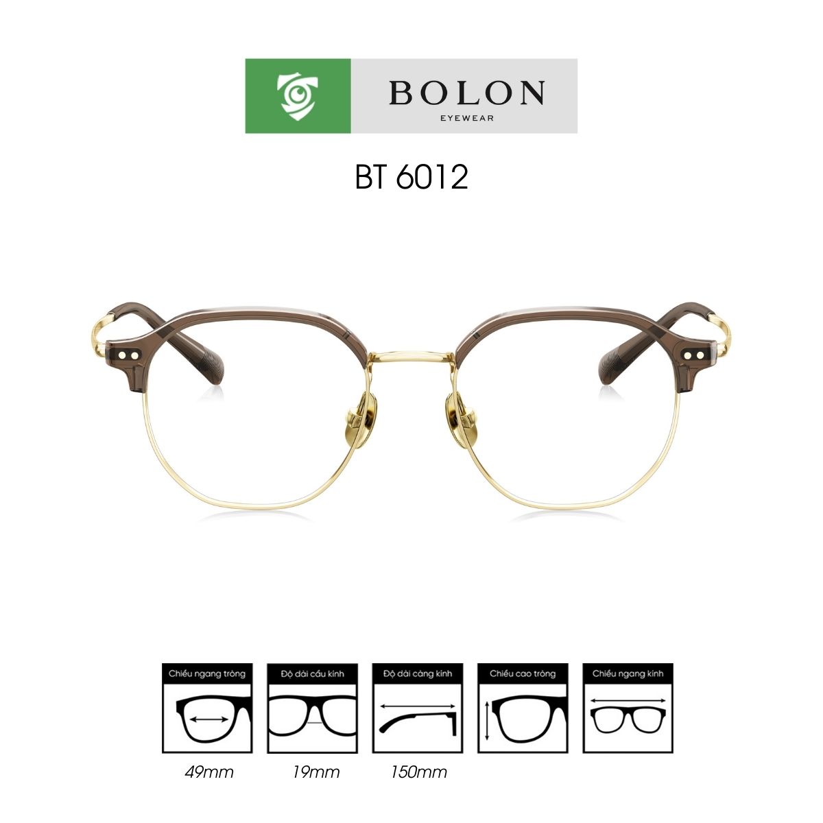 Gọng kính BOLON BT6012 - Ảnh 1