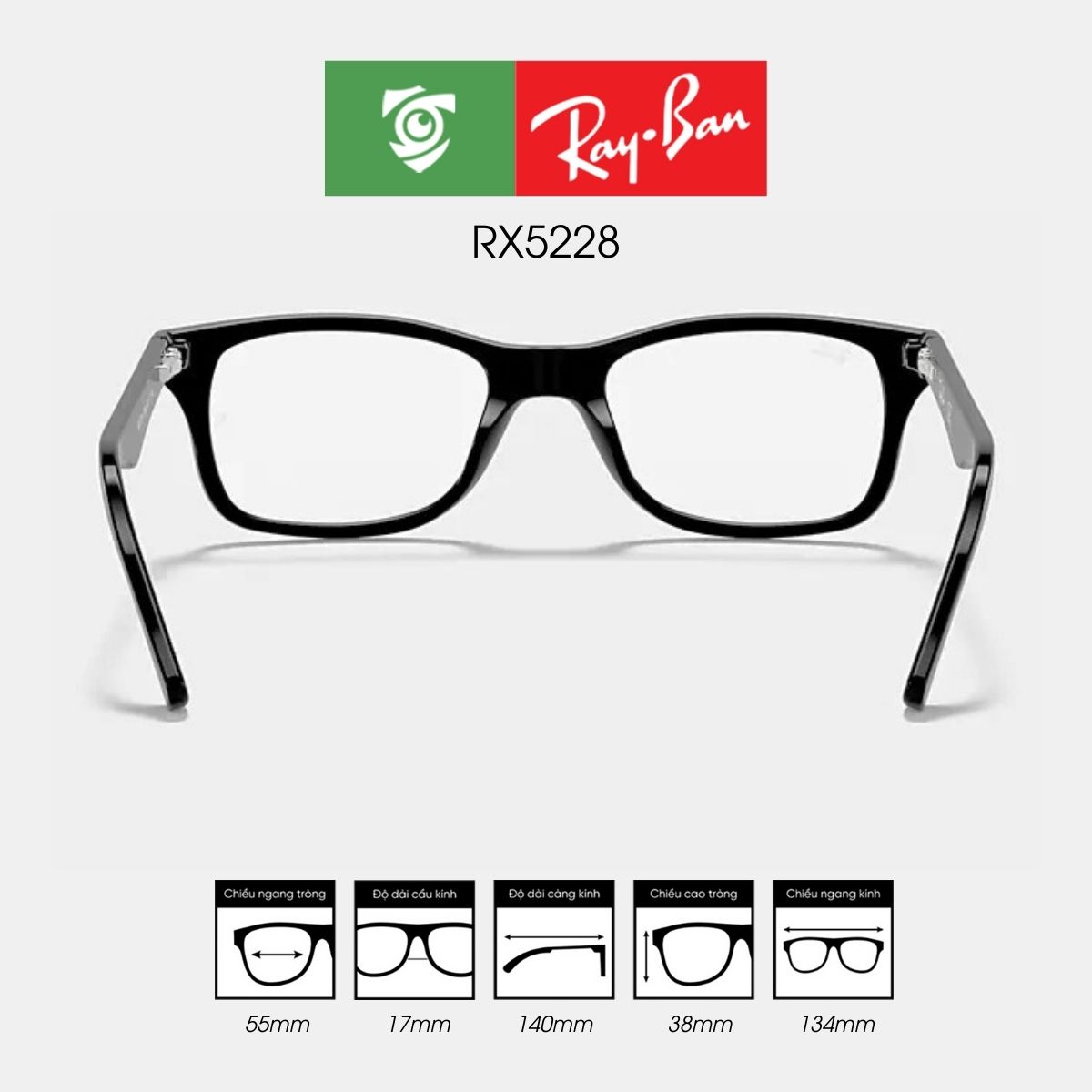 Gọng kính RAYBAN RX5228 - Ảnh 4