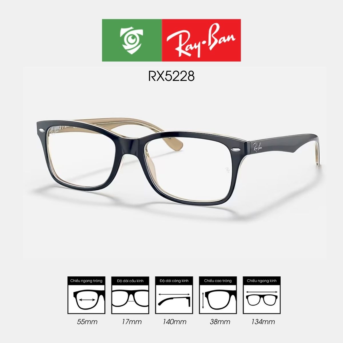 Gọng kính RAYBAN RX5228 - Ảnh 10
