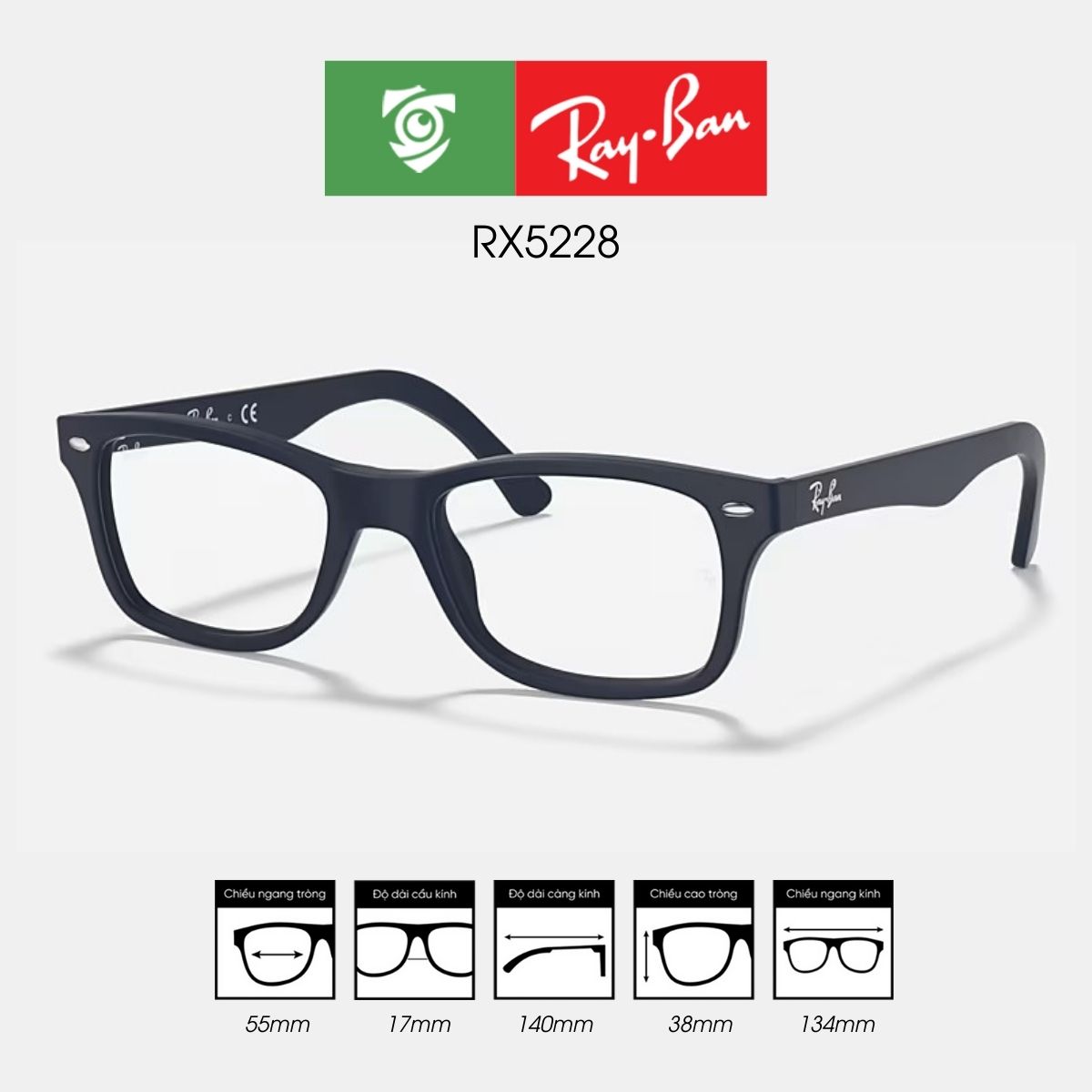 Gọng kính RAYBAN RX5228 - Ảnh 16