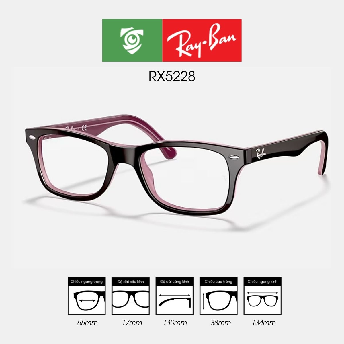 Gọng kính RAYBAN RX5228 - Ảnh 19
