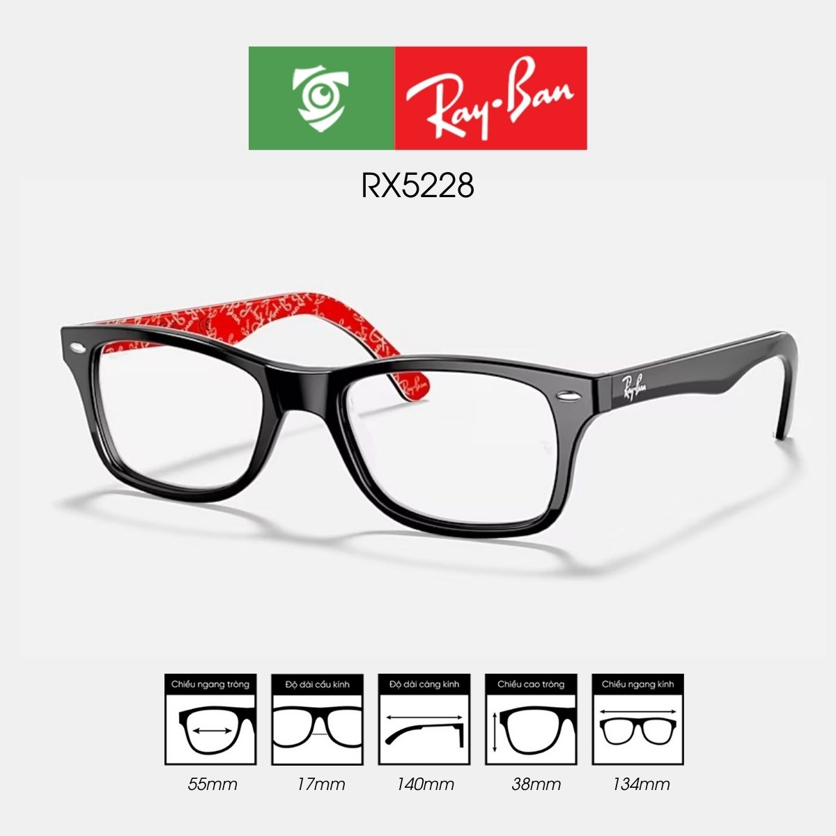 Gọng kính RAYBAN RX5228 - Ảnh 20