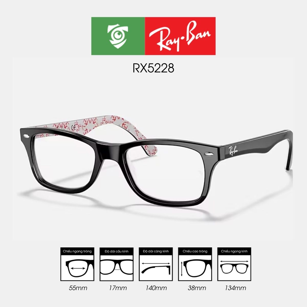 Gọng kính RAYBAN RX5228 - Ảnh 24