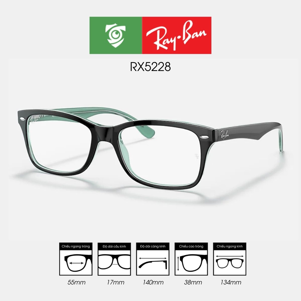 Gọng kính RAYBAN RX5228 - Ảnh 25