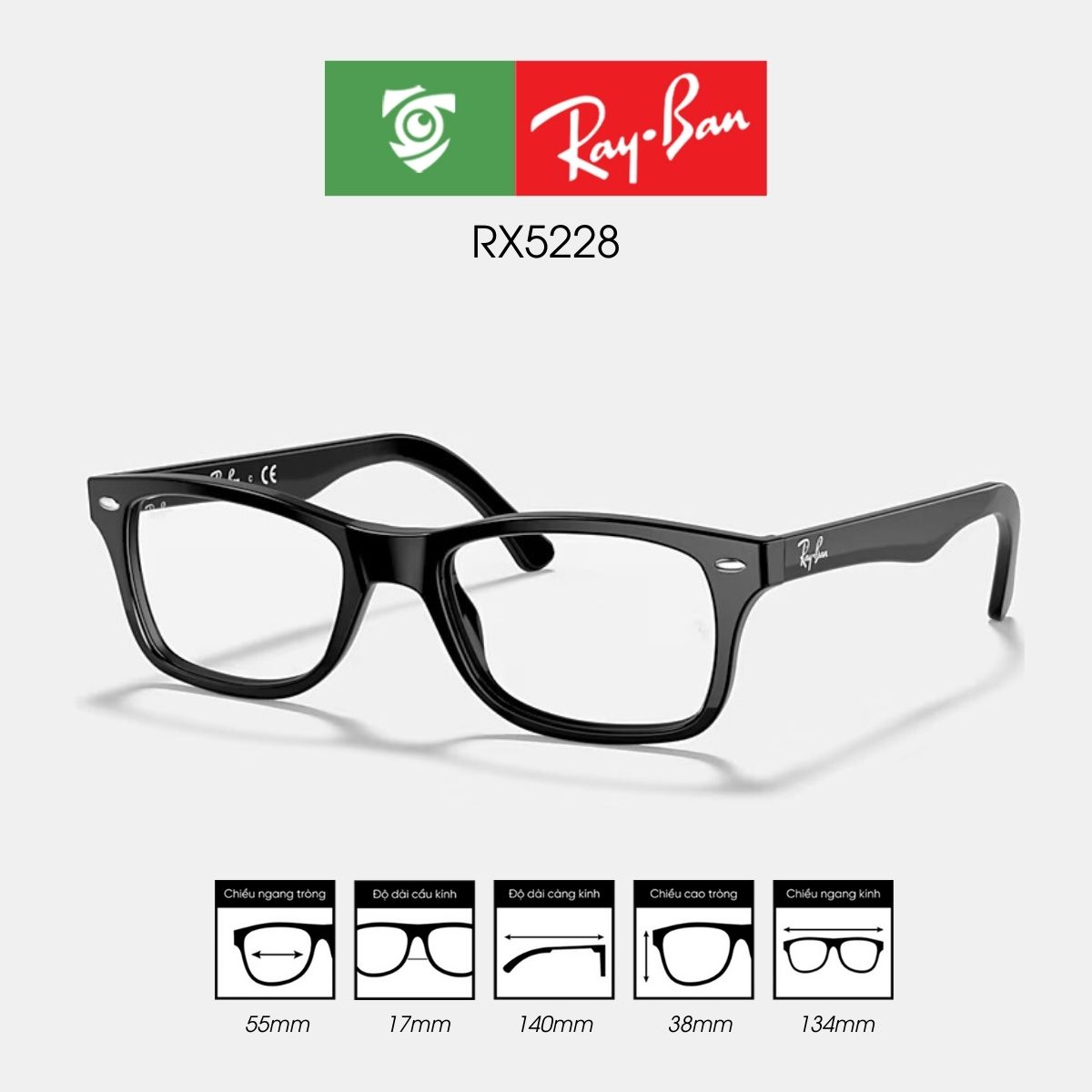 Gọng kính RAYBAN RX5228 - Ảnh 30