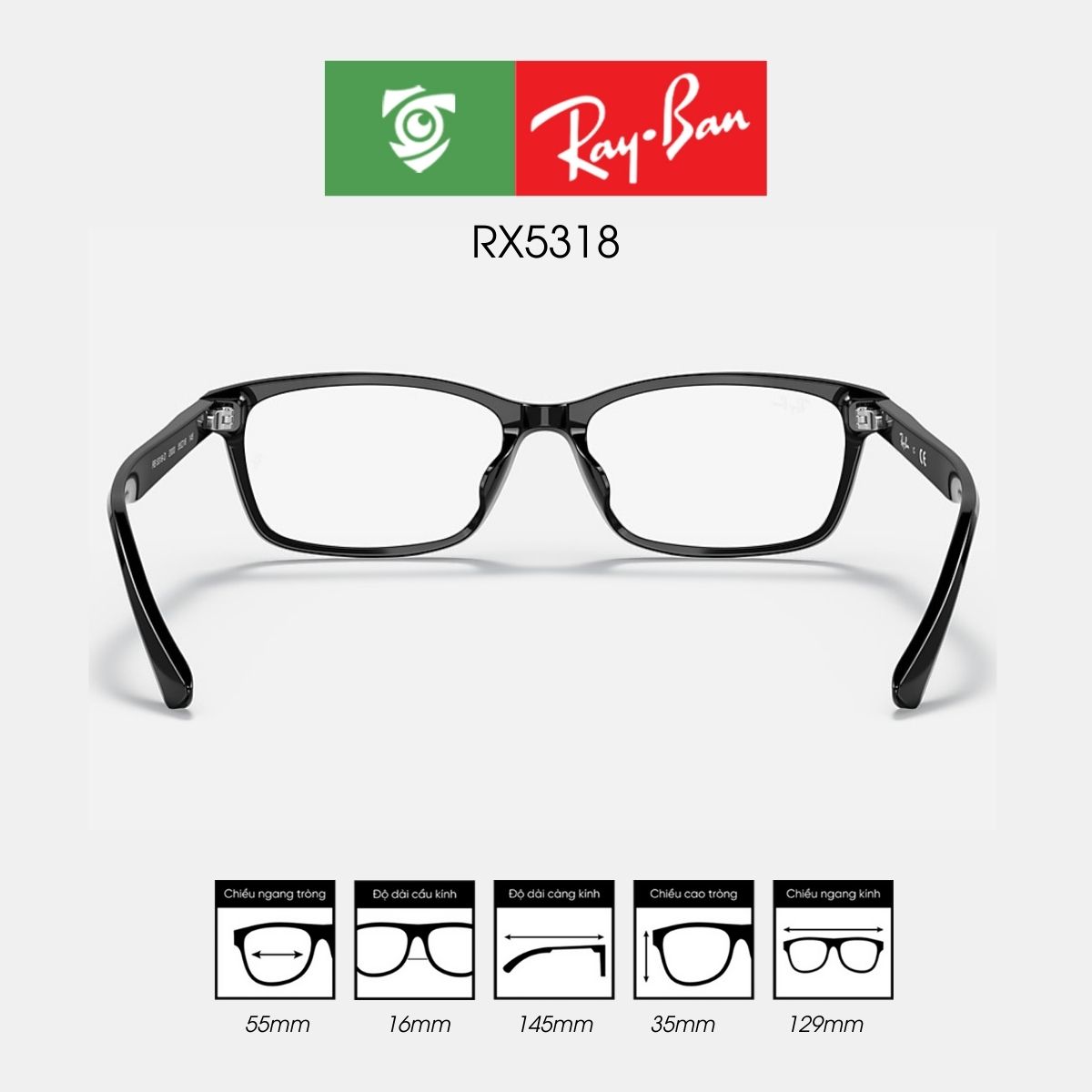 Gọng kính RAYBAN RX5318 - Ảnh 4