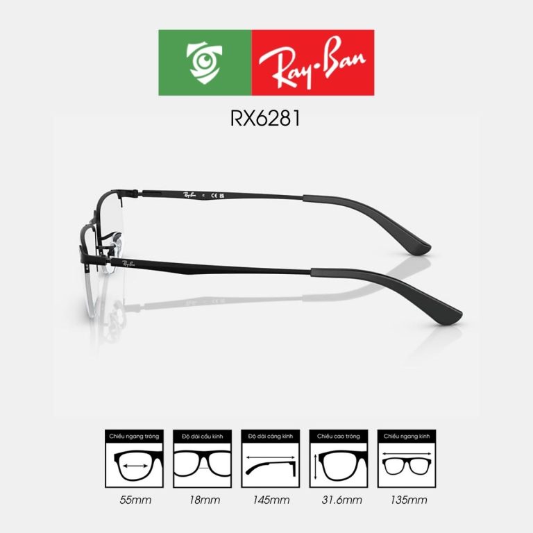 Gọng kính RAYBAN RX6281 - Ảnh 3
