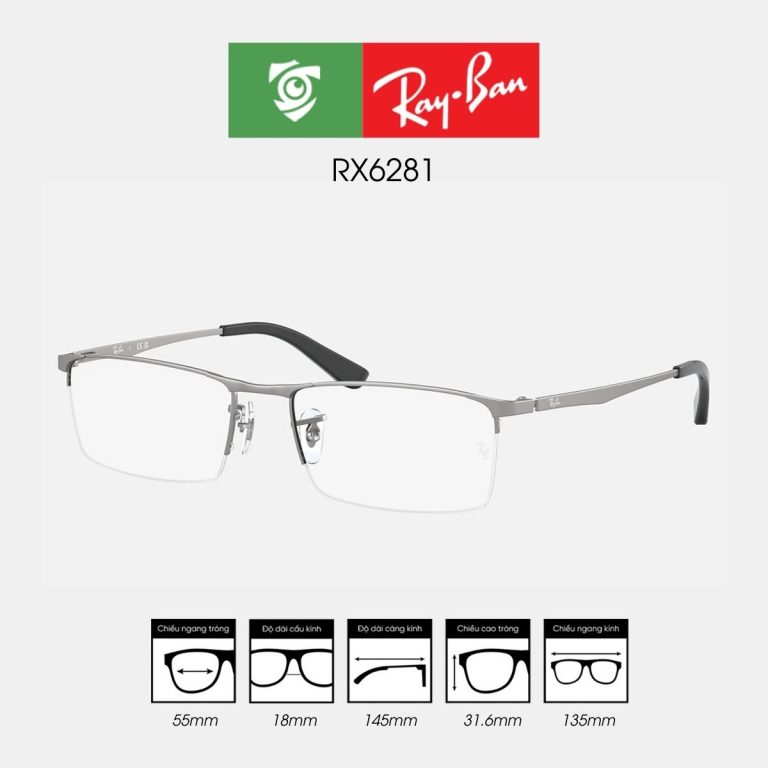 Gọng kính RAYBAN RX6281 - Ảnh 8