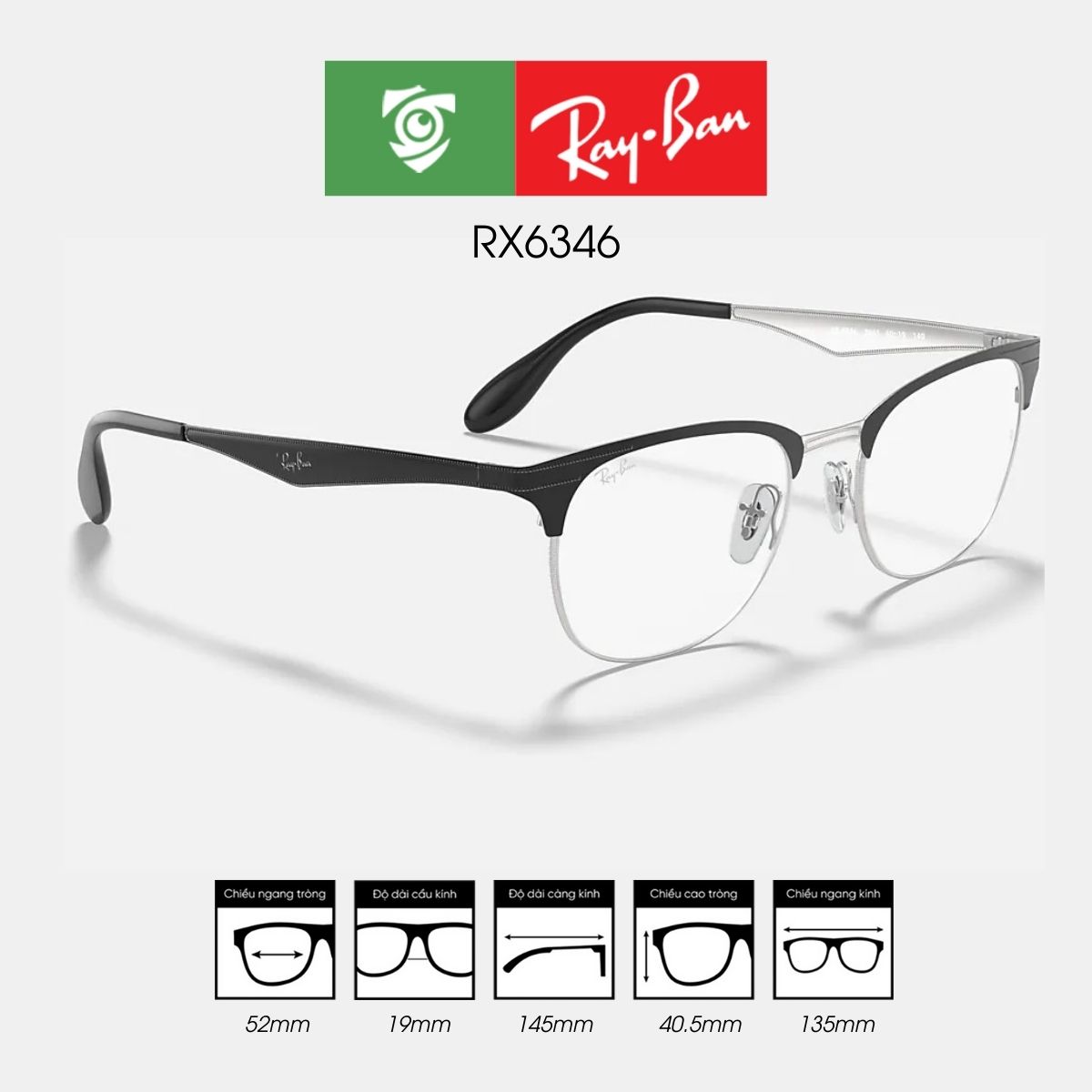 Gọng kính RAYBAN RX6346 - Ảnh 11