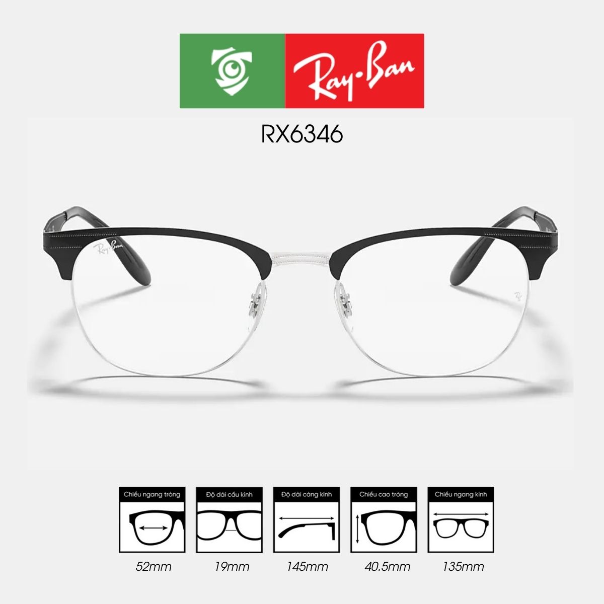 Gọng kính RAYBAN RX6346 - Ảnh 7
