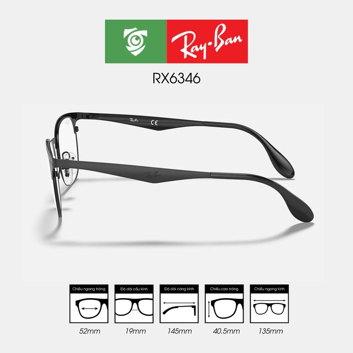 Gọng kính RAYBAN RX6346 - Ảnh 3