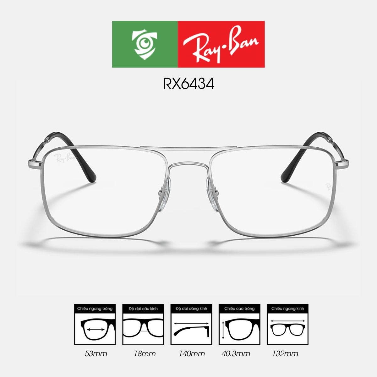 Gọng kính RAYBAN RX6434 - Ảnh 1