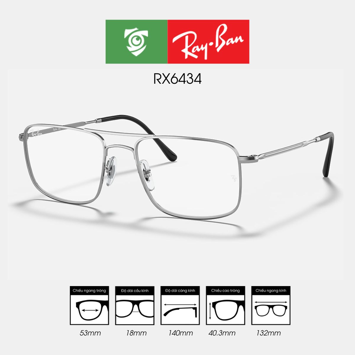 Gọng kính RAYBAN RX6434 - Ảnh 2