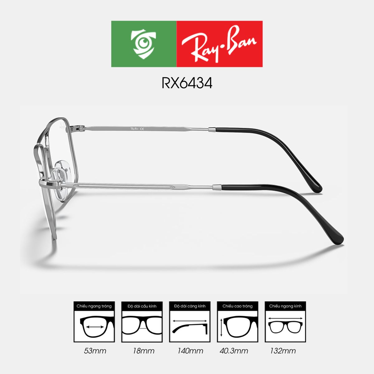 Gọng kính RAYBAN RX6434 - Ảnh 3
