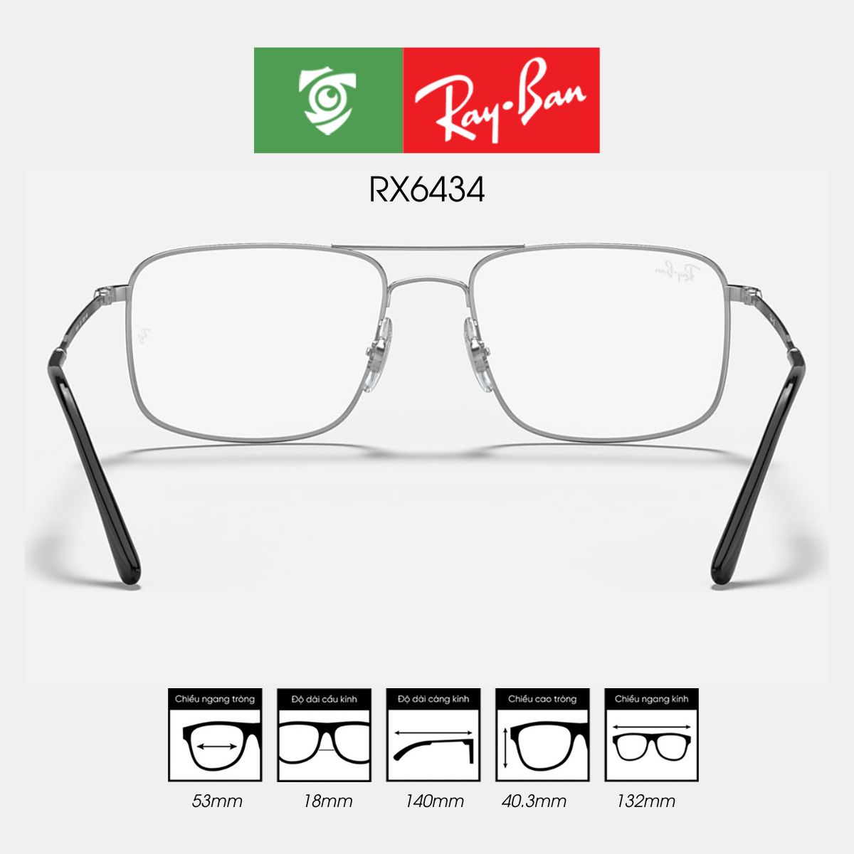 Gọng kính RAYBAN RX6434 - Ảnh 4