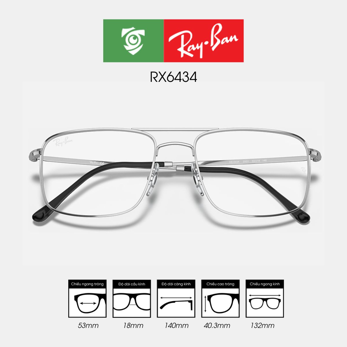 Gọng kính RAYBAN RX6434 - Ảnh 6