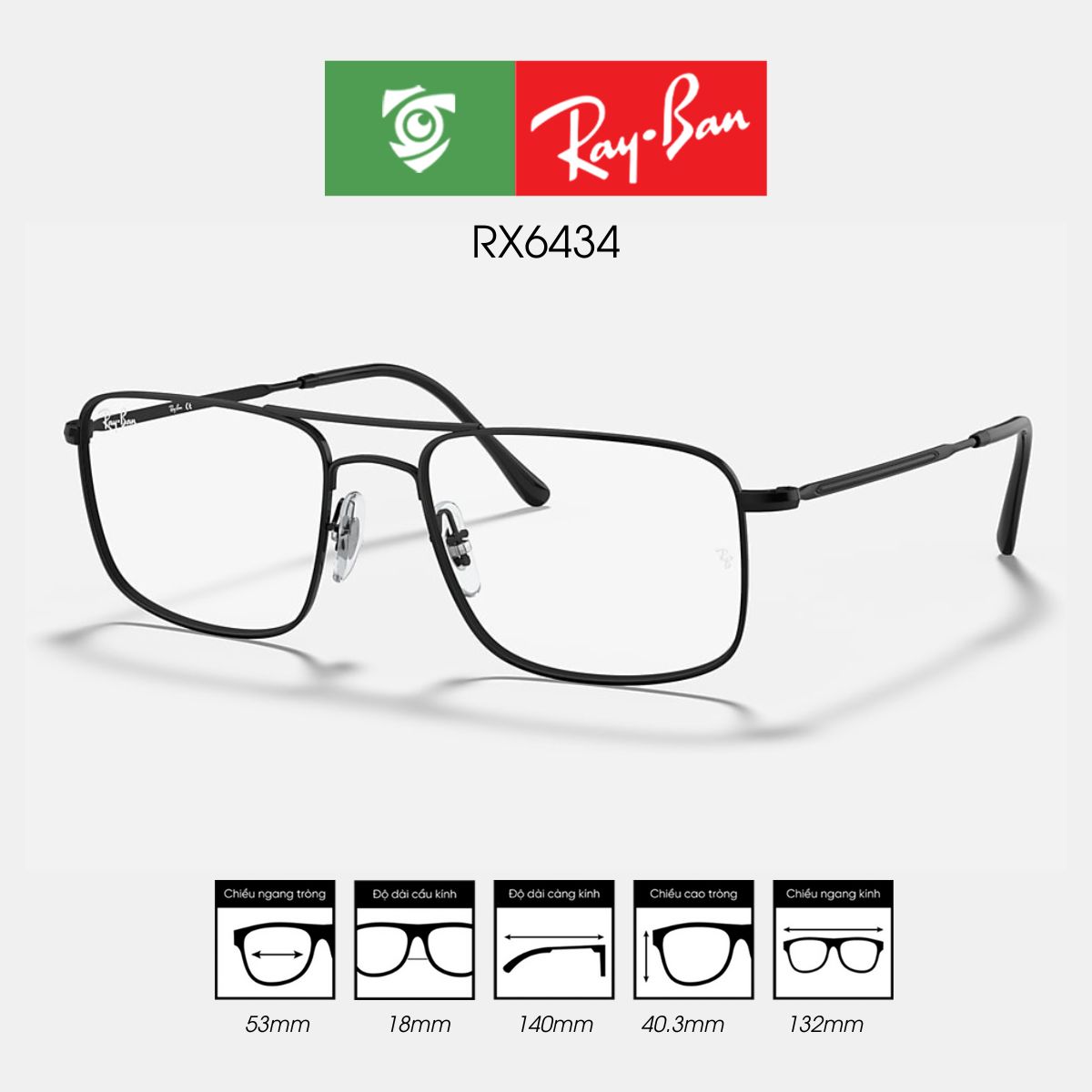 Gọng kính RAYBAN RX6434 - Ảnh 7