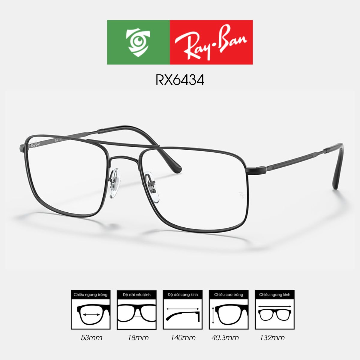 Gọng kính RAYBAN RX6434 - Ảnh 8