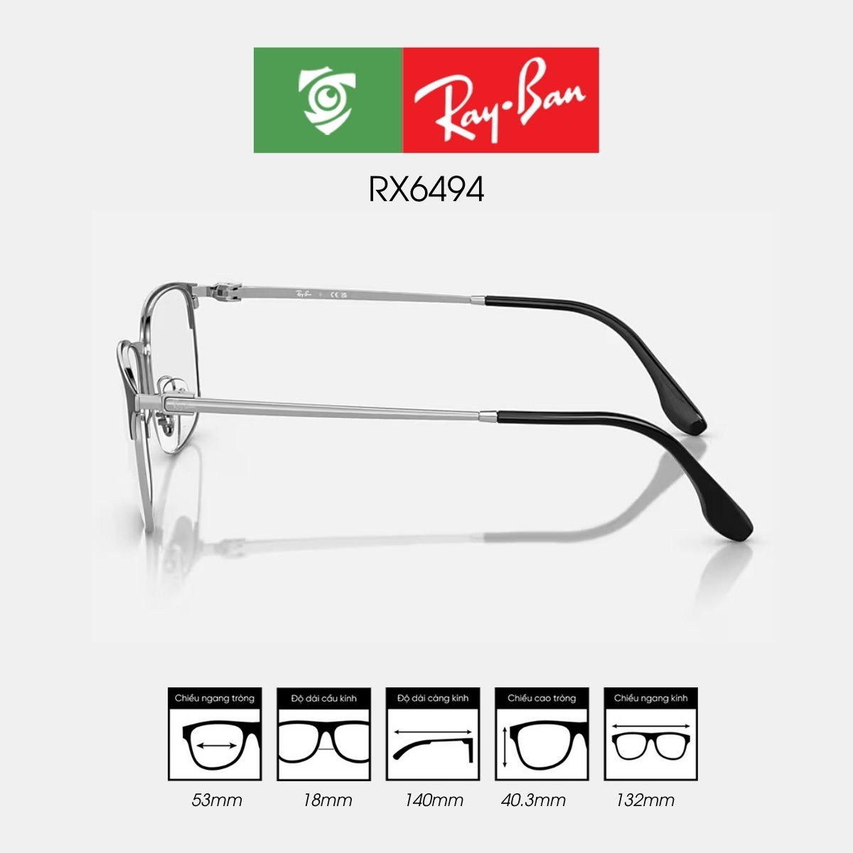 Gọng kính RAYBAN RX6494 - Ảnh 3