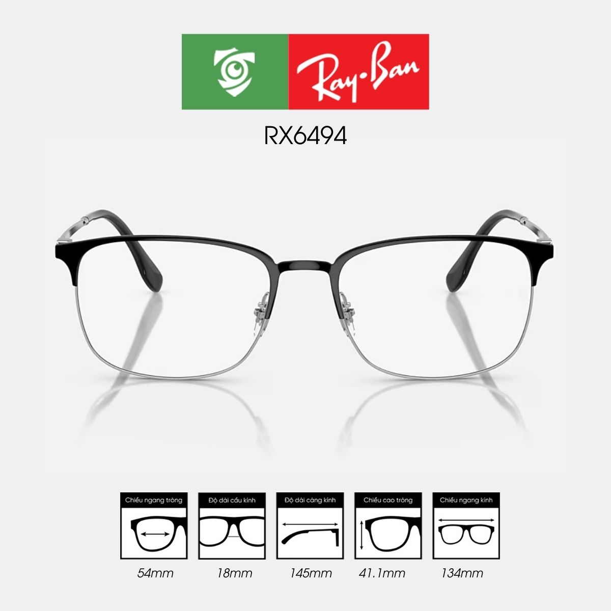 Gọng kính RAYBAN RX6494 - Ảnh 1